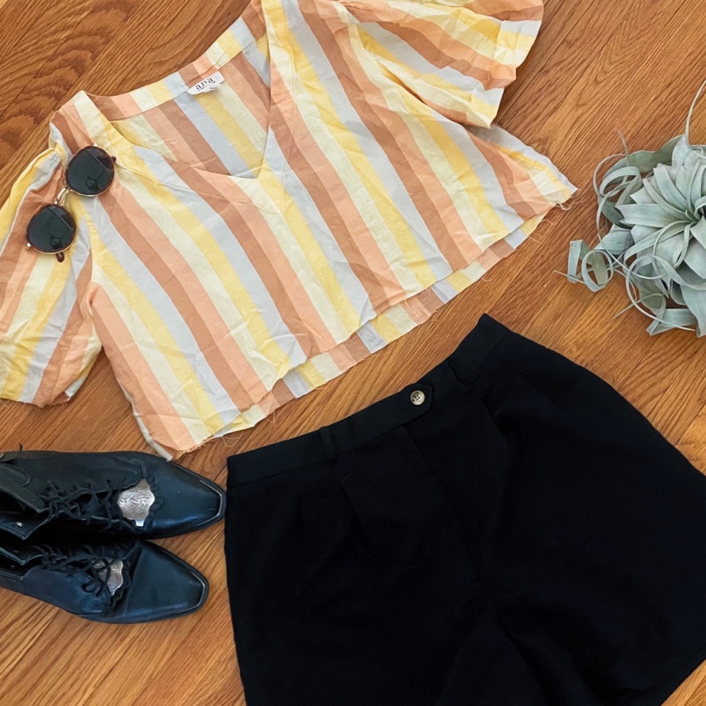 Ana Striped Crop Top